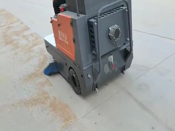 電動掃地車清掃實拍